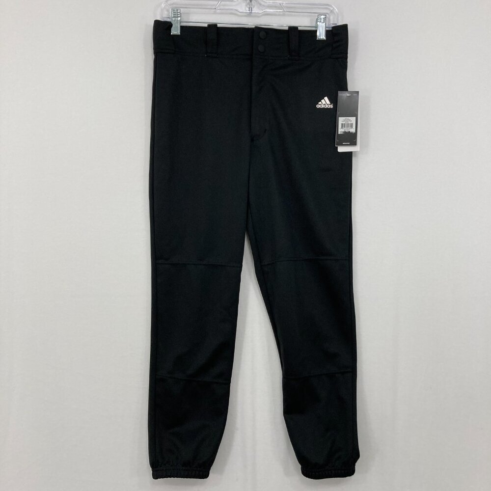 New Adidas Boys size‎ Large Black Aeroready Active Performance Sports Pants